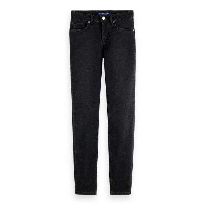 Scotch & Soda Damen Bohemienne Jeans 24W / 32L Black Coast, 24W / 32L Black Coast