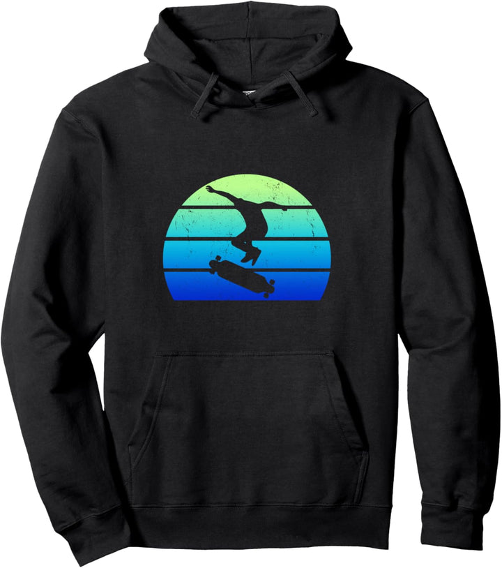 Skater Skateboard Longboard Pullover Hoodie