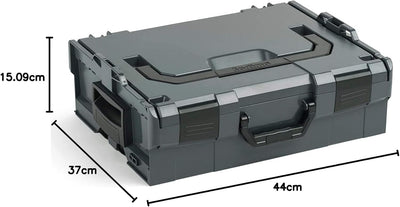 L-BOXX Sortimo L-Boxx 136 Gr2 anthrazit leer 3er Set - innovatives Transportsystem