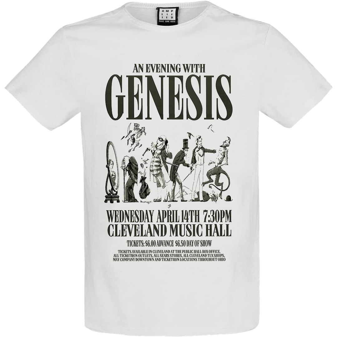 Amplified Genesis an Evening with Vintage White T-Shirt M Vintage White, M Vintage White