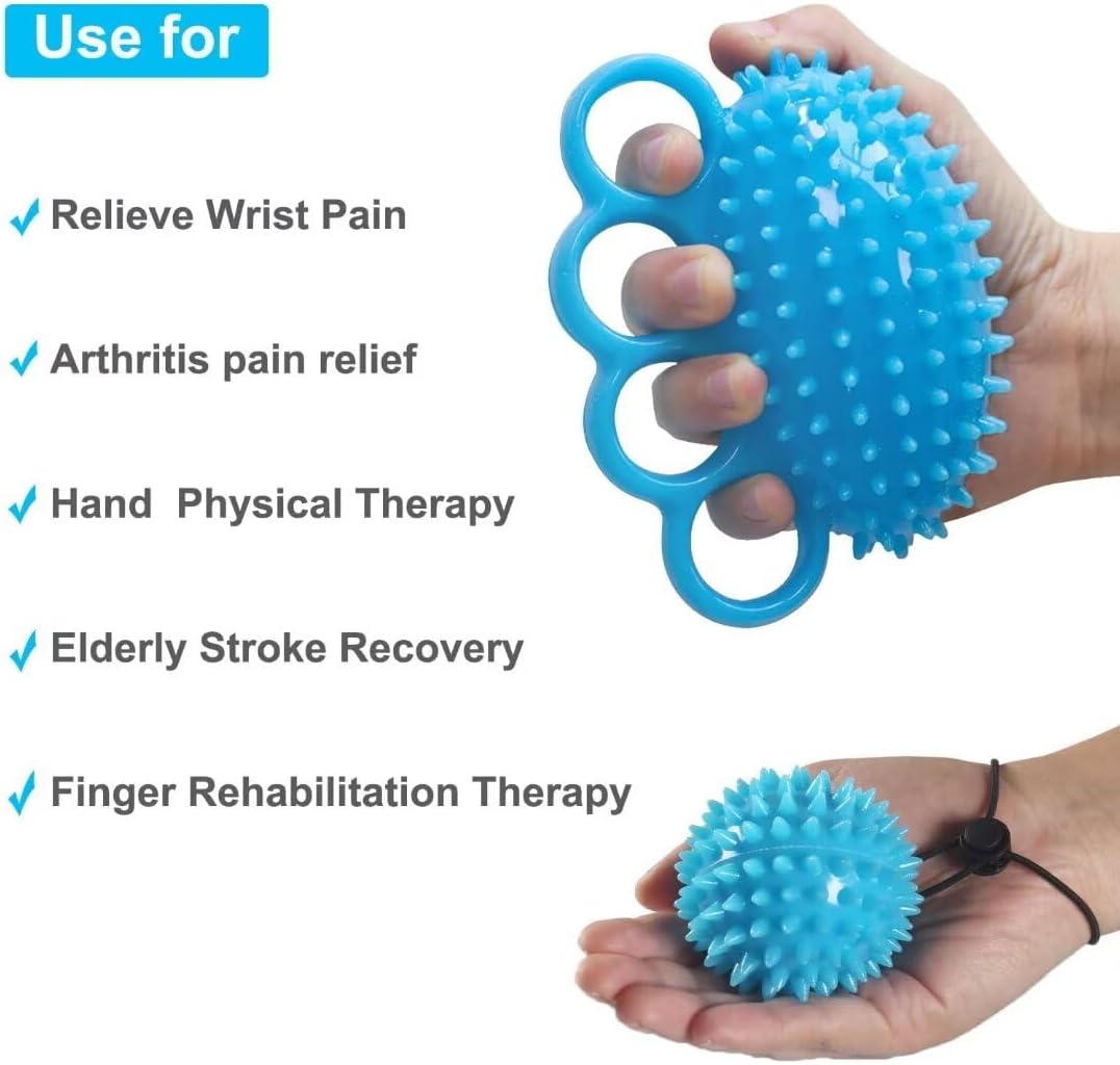 Finger Exerciser Trainingsball Hand Grip Strengthener Trainer Squeeze Balls Finger und Handgelenk Ph
