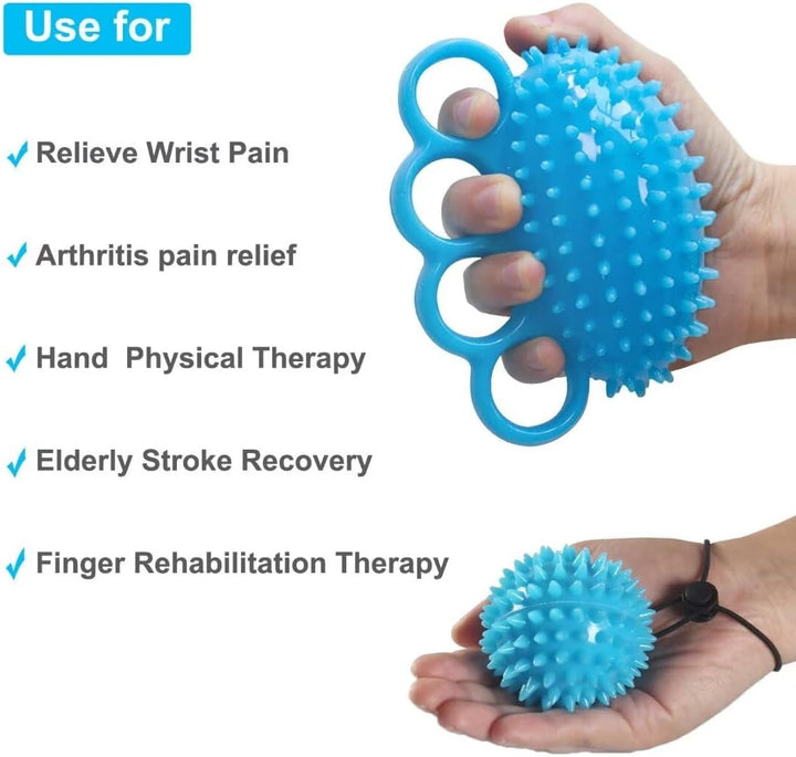 Finger Exerciser Trainingsball Hand Grip Strengthener Trainer Squeeze Balls Finger und Handgelenk Ph