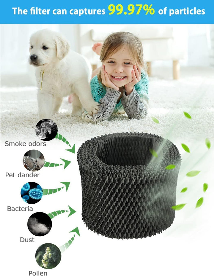 BAMBOOST FY2401/30 Ersatzfilter verdickte Version Kompatibel mit Philips HU4814,HU4813,HU4811,HU4803
