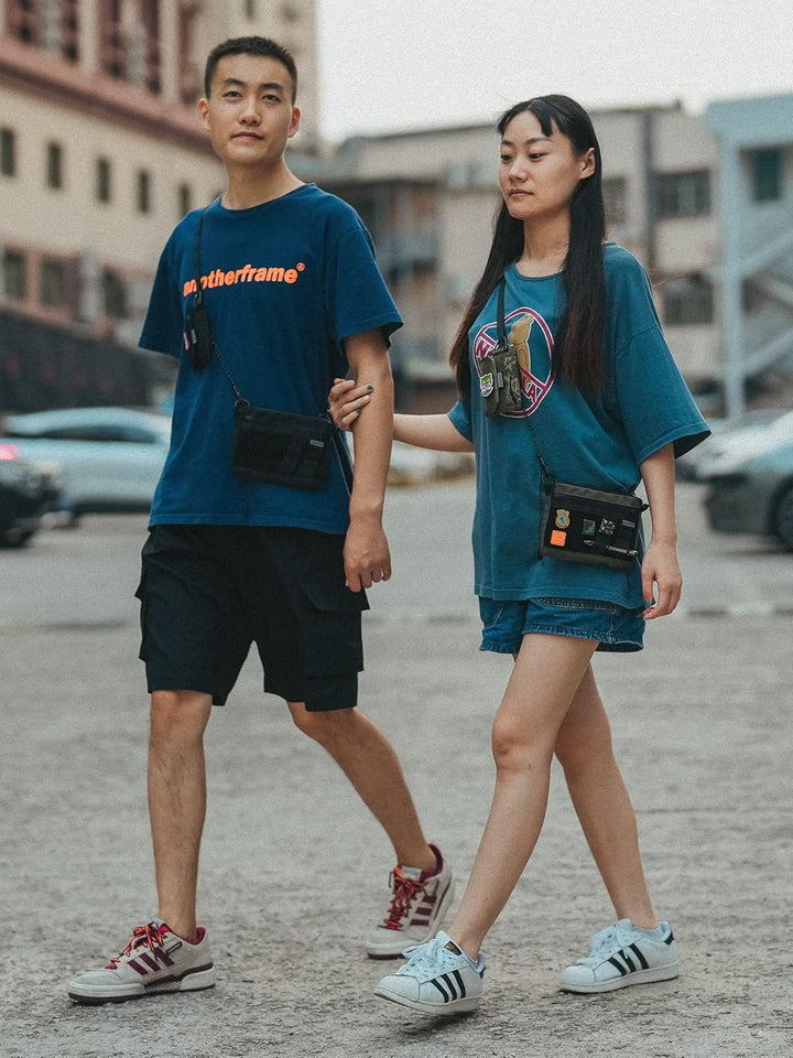 TACTICAL GEEK Block H EDC Tasche, Nylon Multifunktions Tasche, Mehrere Tragemöglichkeiten Tasche mit