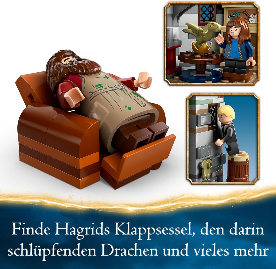 Lego Harry Potter Hagrids Hütte: EIN unerwarteter Besuch Set mit 5 Mini-Figuren und 2 Tierfiguren, G