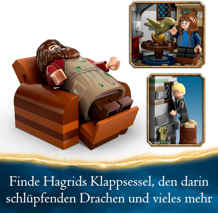 Lego Harry Potter Hagrids Hütte: EIN unerwarteter Besuch Set mit 5 Mini-Figuren und 2 Tierfiguren, G