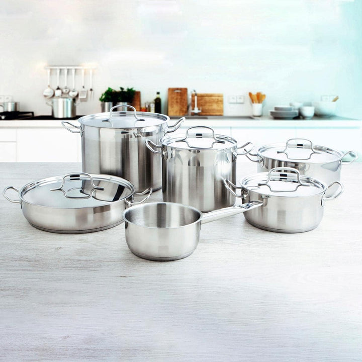 Quid Cook INOX Basika Kasserolle, Edelstahl 32 x 15,5 cm, 32 x 15,5 cm
