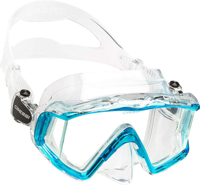 Cressi Panorama-Maske und Trocken-Schnorchel-Set zum Schnorcheln, Tauchen, Pano 3 & Supernova Dry: e