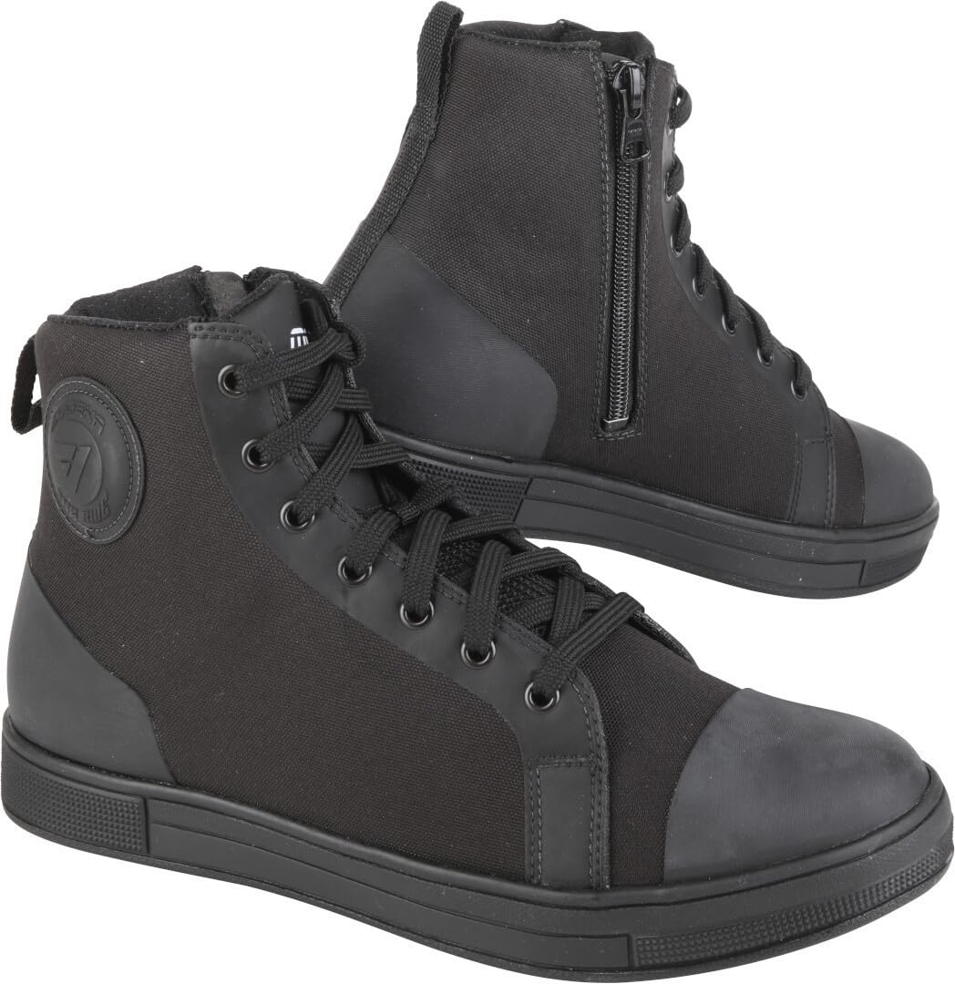 Modeka Pierce Motorrad Schuhe 46 EU Schwarz, 46 EU Schwarz