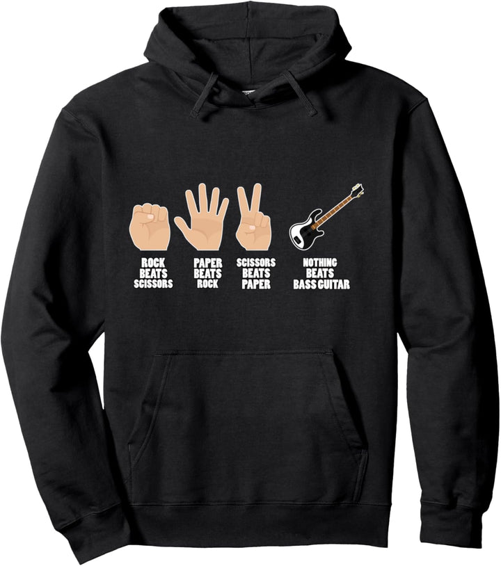 Nichts geht über die Bassgitarre Pullover Hoodie