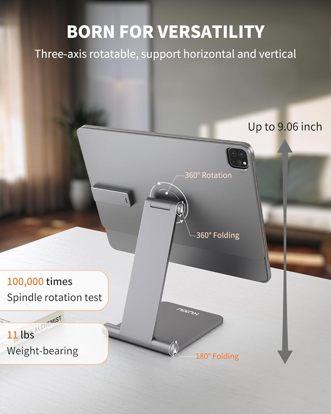 KU XU X33 PRO MAX Magnetische Ladestation und Ständer für Tablets iPad Pro M4 2024-11-Zoll, Nur für