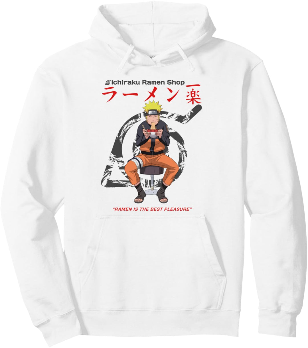 Naruto Shippuden Ichiraku Ramen Shop Naruto Auf Weiss Pullover Hoodie