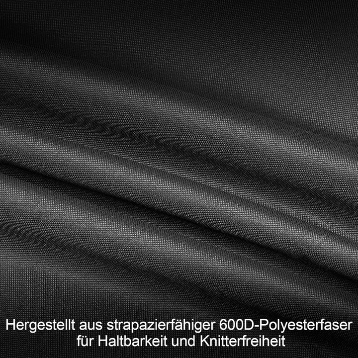 Grillabdeckung für Weber Q 1000/2000 Serie mit tragbarem Wagen, 600D Oxford BBQ Grill Abdeckung Wass