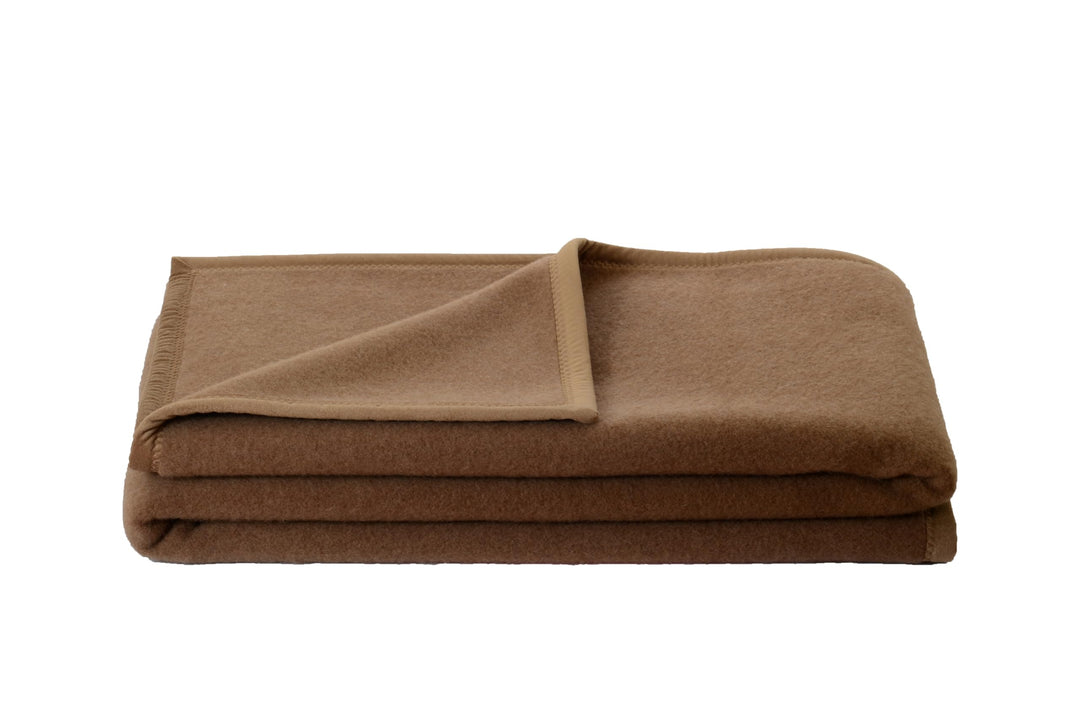 STEINBECK Decke Mekka aus 100% Kamelhaar Farbe Kamel in DREI Grössen, 100x150 cm Gewicht 650 g 100 c