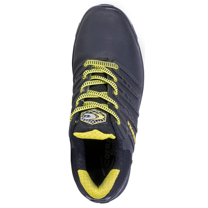 Cofra 19030-000.W39 FOTOFINISH S3 SRC Sicherheitsschuhe, Schwarz/Gelb, Grösse 39 39 EU, 39 EU