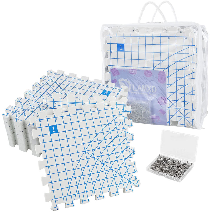 LAMXD Blocking Mats for Knitting-Blockiermatten zum Stricken von extra dicken Blockierbrettern mit G