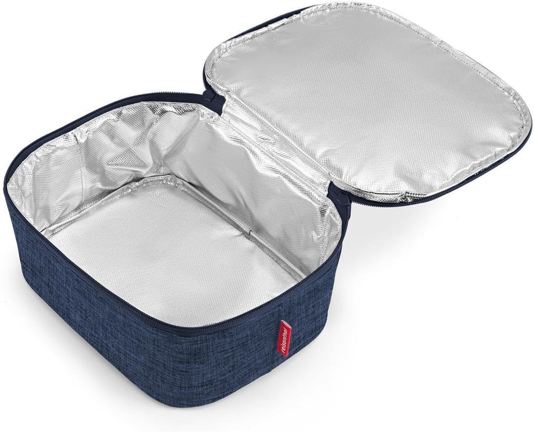 reisenthel coolerbag M Pocket Twist Navy – Kühltasche mit Obermaterial aus recycelten PET-Flaschen –