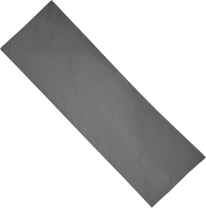 Seitenschläferkissen Bezug 40x140 cm Kissenbezug Anthrazit | Körperkissen Hülle mit Reissverschluss