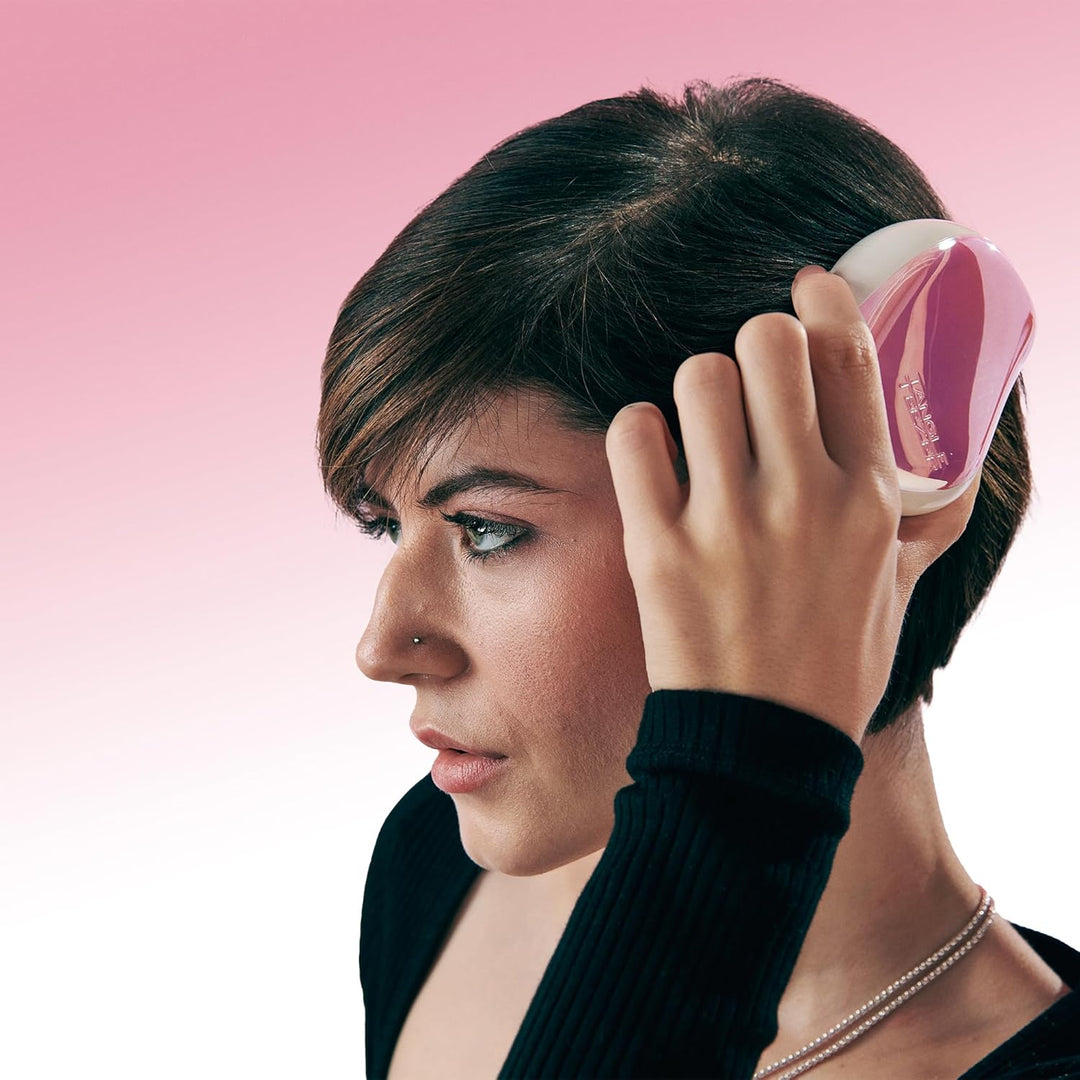 Tangle Teezer The Compact Styler Entwirrende Haarbürste, reisefreundlich, mit Schutzhülle und zweist