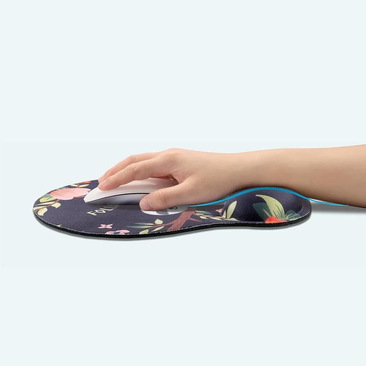 Ergonomisches Mauspad mit Gelkissen Mauspad mit Motiv Mousepad mit Handgelenkauflage Eule Niedliches