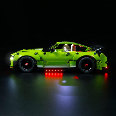 Led Licht Set für Lego Ford Mustang Shelby GT500, Led Beleuchtungs Set für Lego 42138 Technic Ford M