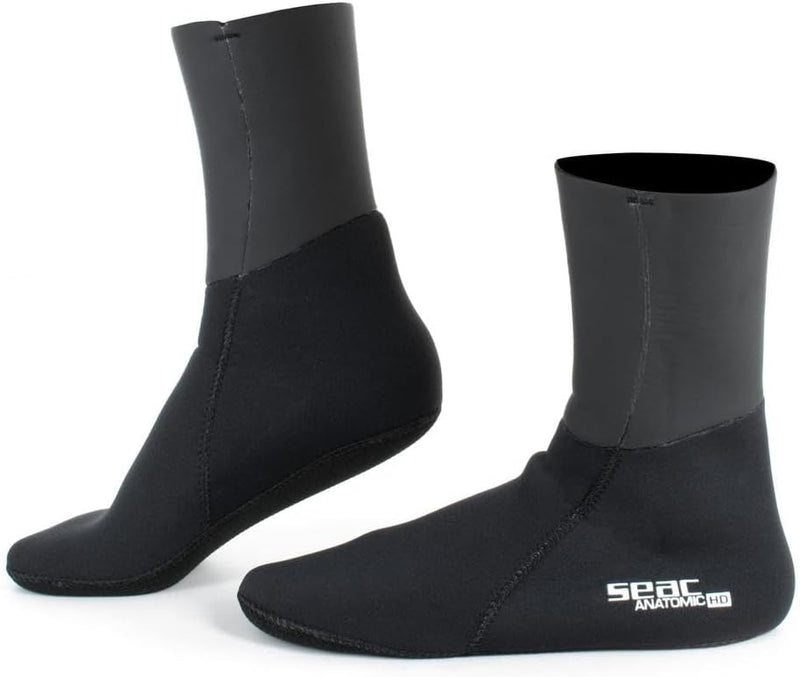 Seac Anatomic, Neoprensocken, Thermosocke für Apnoe und Tauchen mit Tauchflossen M 7 mm, M 7 mm