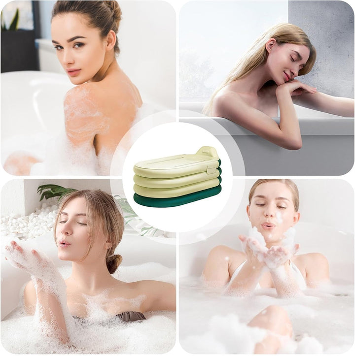 Aufblasbare Badewanne - Ganzkörper-Einweichhilfe - Aufblasbare Wanne für die Dusche | für Spa, Entsp