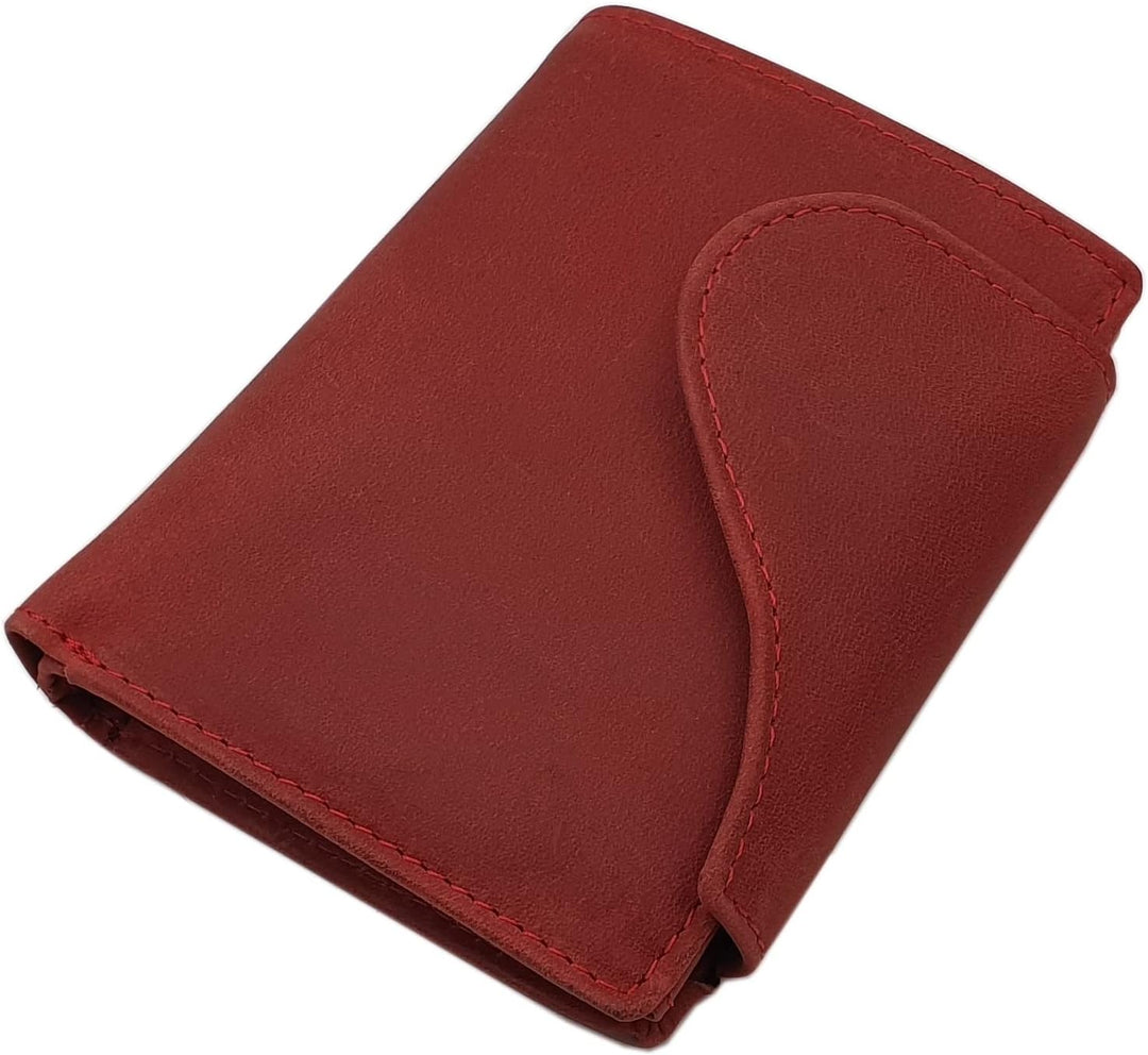 myledershop Vollrindleder Damen Hochformat Geldbörse/Geldbeutel/Portemonnaie mit Aussenriegel und RF