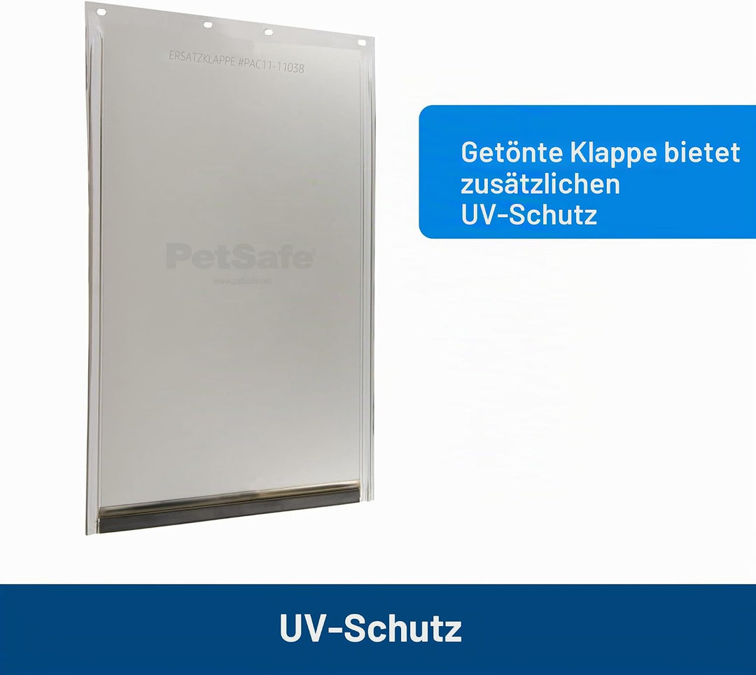 PetSafe Mittelgrosse Ersatzklappe – Braun – ungiftig, wetterbeständig, Magnetverschluss – Grösse M –