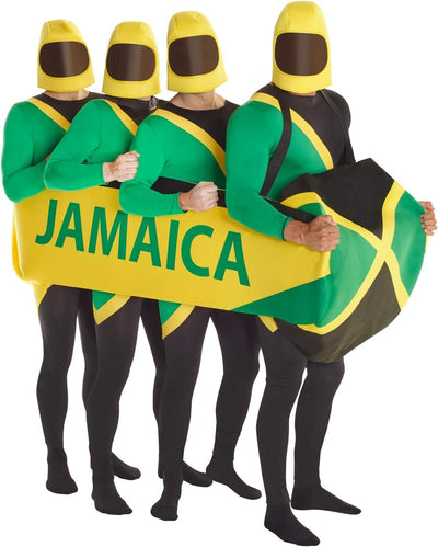 Morph Costumes - Jamaikanisch Bobsled Kostüm, Jamaikanisch Anzug