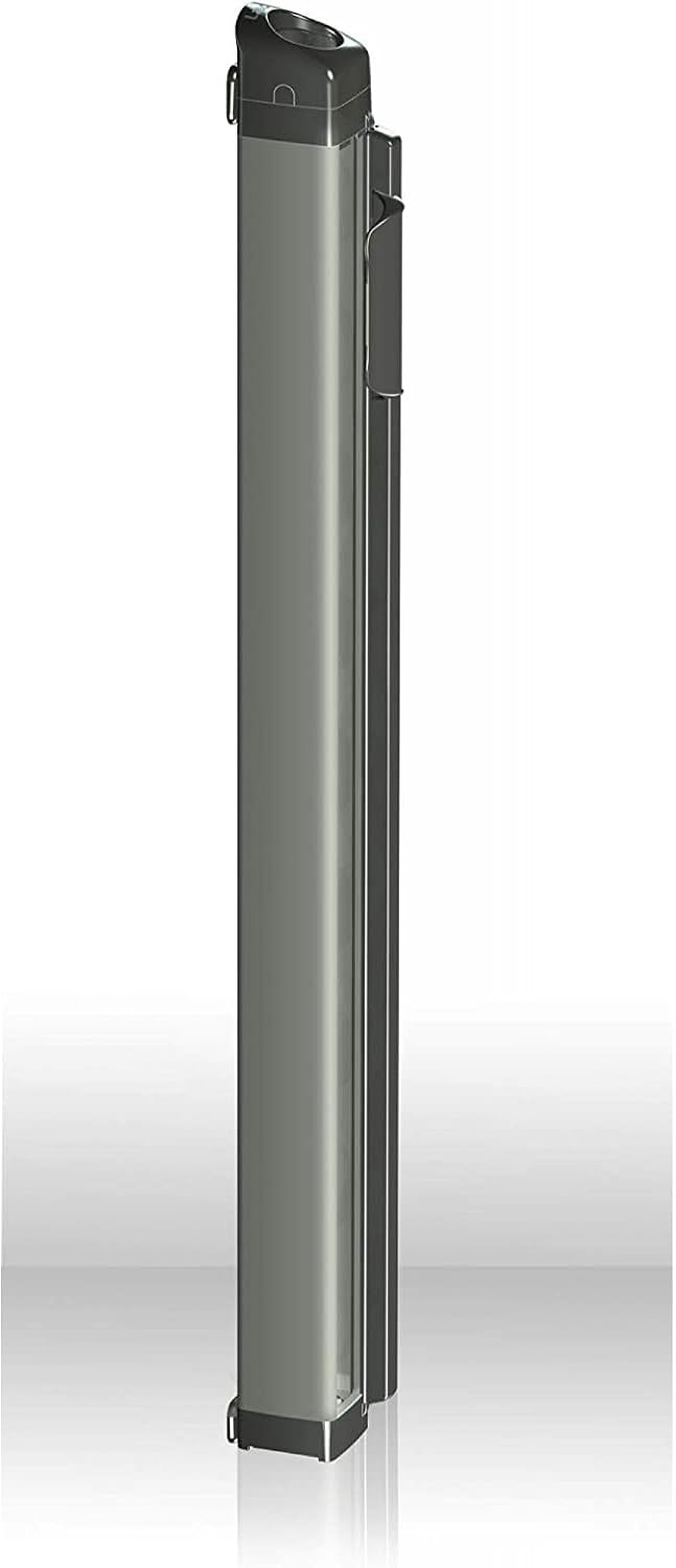 Lascal KiddyGuard Vorderes Sicherheitsgitter für Treppen, diskret, ausziehbar bis 120 cm, schwarz, 2