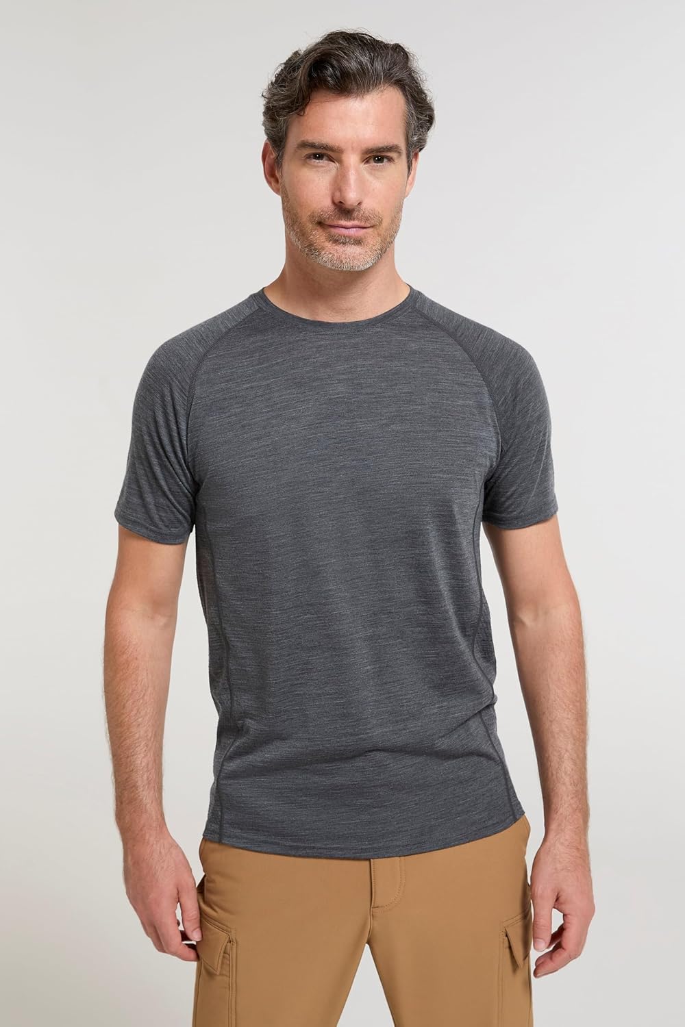 Mountain Warehouse Summit Merino Herren T-Shirt Unterhemd Thermounterwäsche Funktionsunterwäsche Ski