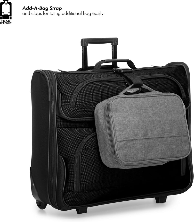 Travel Select Amsterdam Business Kleidersack mit Rollen, Schwarz, Einheitsgrösse, Amsterdam Erweiter