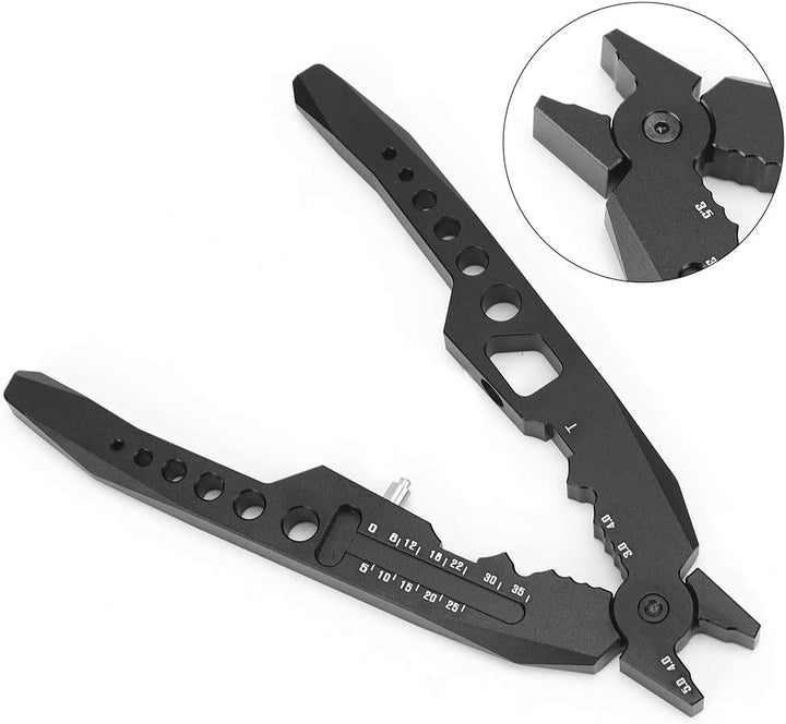 RC Shocks Struts Dämpferkopfzange Reparatur Demontagewerkzeug Passend für HSP Modellautos(Schwarz)