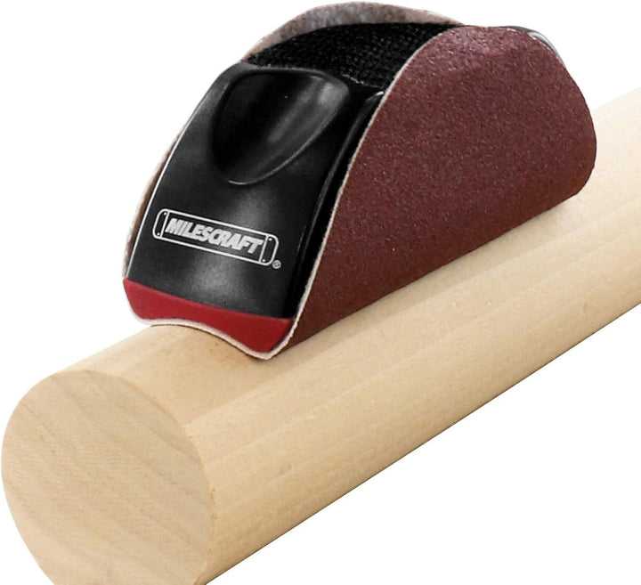 Milescraft 1620 Sand Plane – Handschleifblock/Handschleifer - Werkzeug mit Schleifpapier. 4 Schleifp