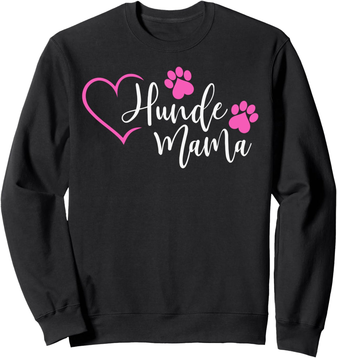 Hundemama Hunde Mama Frauchen Hund Herz Hundebesitzerin Sweatshirt