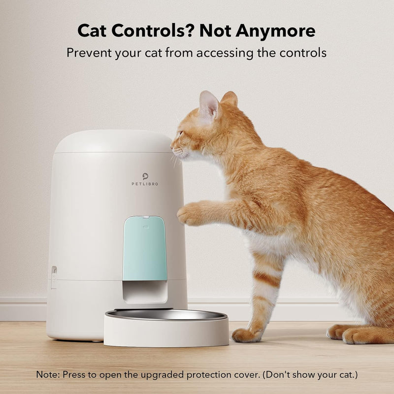 PETLIBRO Automatic Cat Food Dispenser, Automatic Cat Feeder Battery-Operated with 180-Day Battery Li