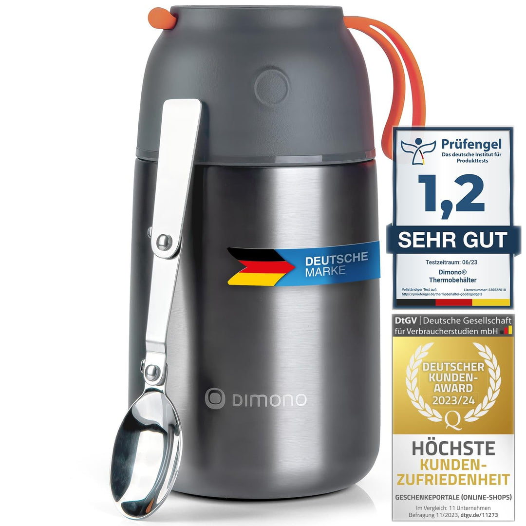 Dimono® Thermobehälter Warmhaltebehälter; Lunch-Box To-Go Lebensmittelbehälter Essensbehälter Speise