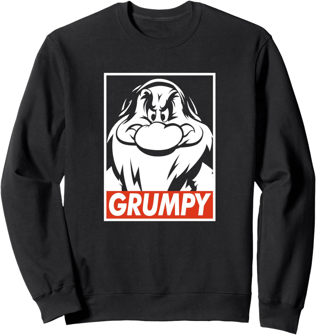 Disney Snow White Grumpy Streetwear Poster Sweatshirt