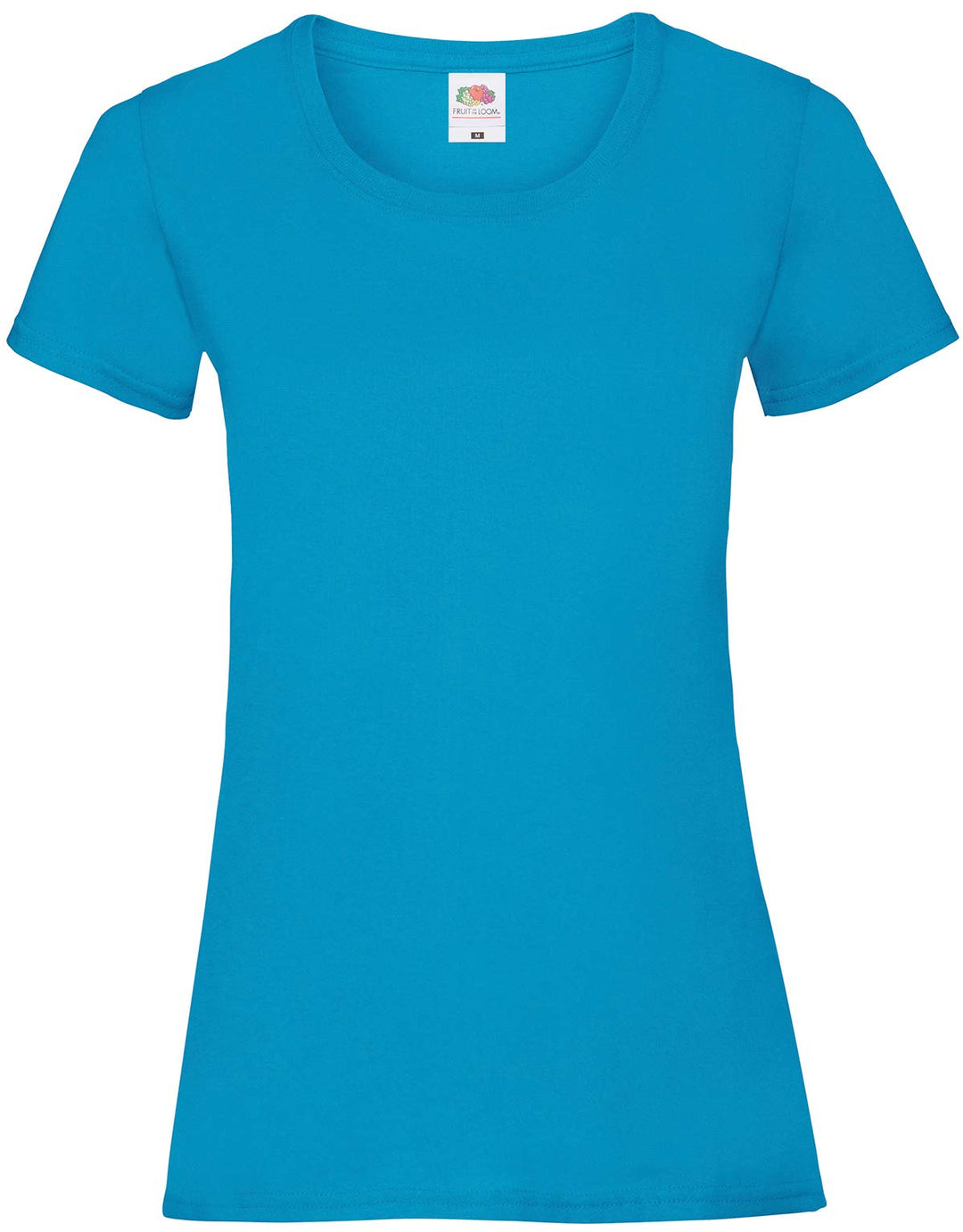 Fruit of the Loom Damen Regular Fit T-Shirt 34 Blau (Azure Blau), 34 Blau (Azure Blau)