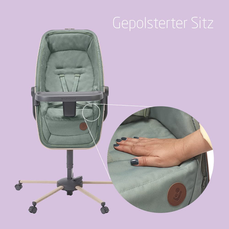 Maxi-Cosi Alba Essensset, Essensset für Alba All in 1 Stubenwagen, 100% recycelte Stoffe, 6 Monate -