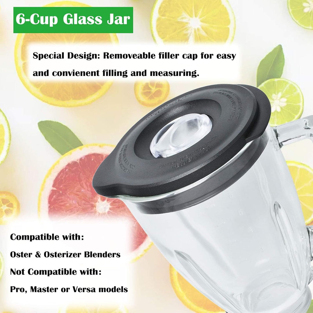 Ersatzteile für mischer Kompatibel mit Osterr Blender 6 Cup 1.25 Liter, Vaso De Licuadora Osterr 48