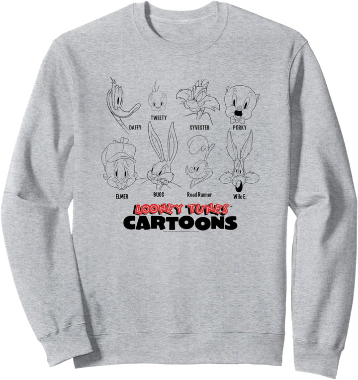 Looney Tunes Character Headshot Sweatshirt