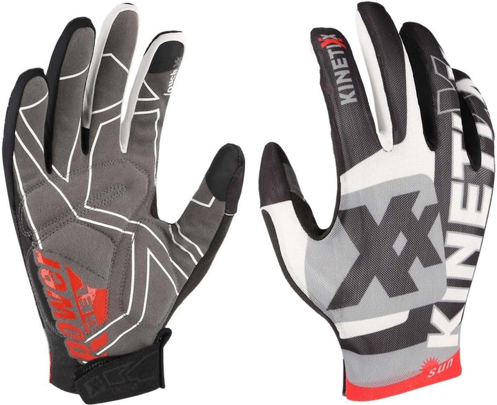 KinetiXx Langfinger Sommer-MTB Handschuh Luigi Schwarz 9, Schwarz 9