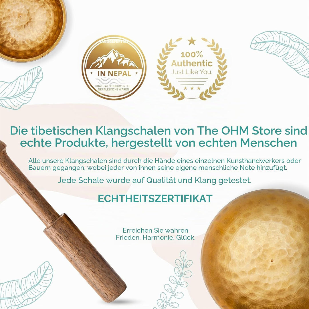 Ohm Store - Tibetanische Meditation und Yoga - Klangschalen-Set Original, Original
