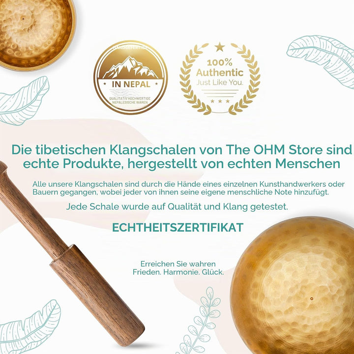 Ohm Store - Tibetanische Meditation und Yoga - Klangschalen-Set Original, Original