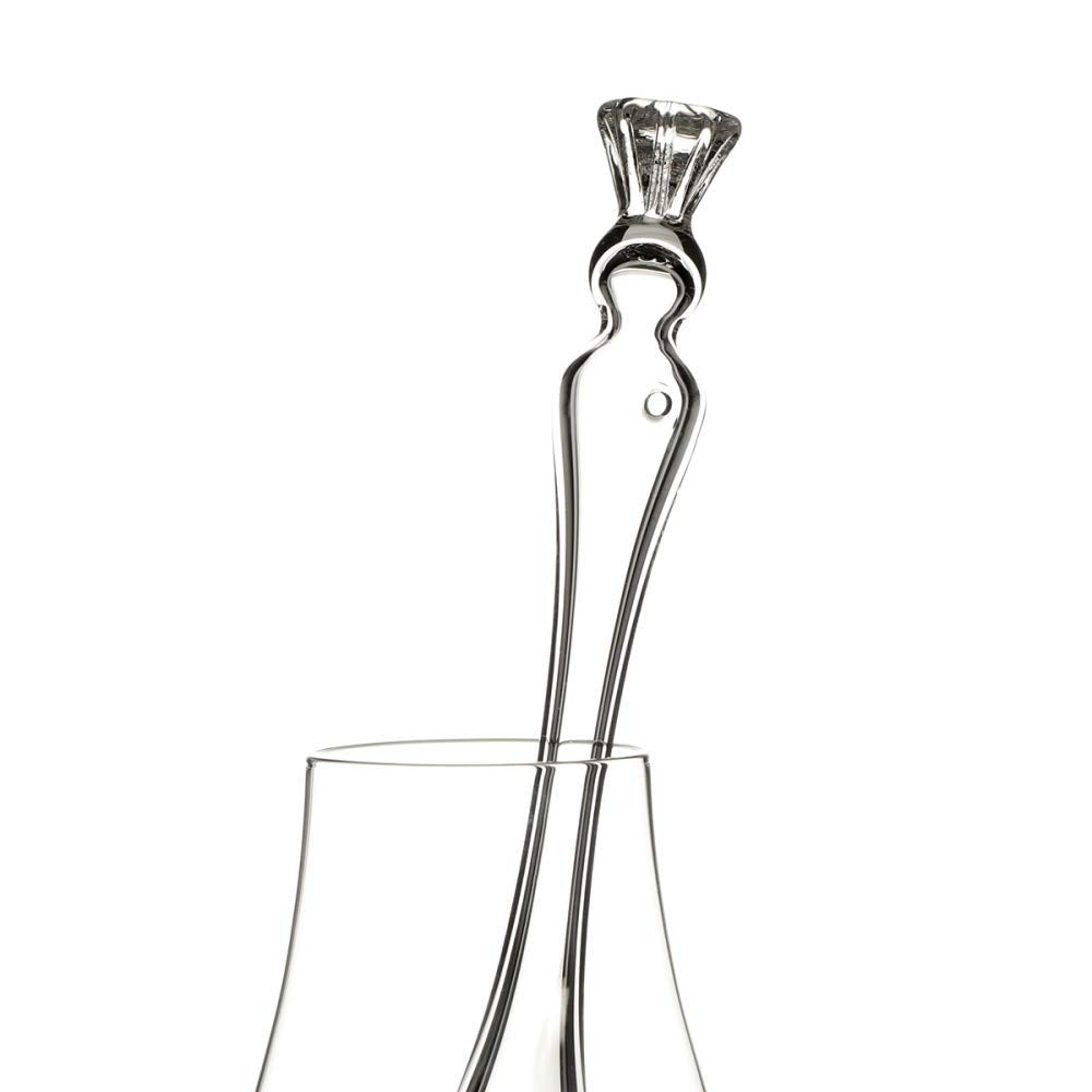 Eburya Whisky Wasser Pipette aus Glas - Schottische Distel - Handgefertigt in Schottland