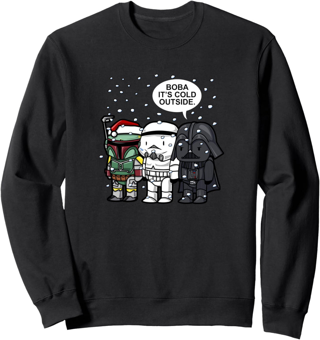 Star Wars Christmas Boba It's Cold Outside Sweatshirt
