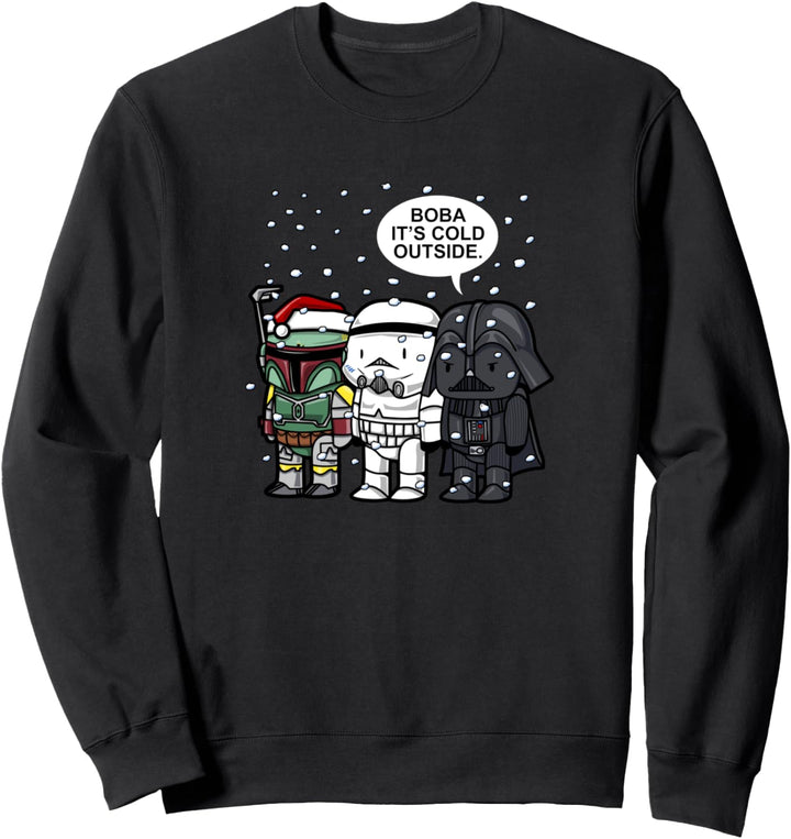 Star Wars Christmas Boba It's Cold Outside Sweatshirt
