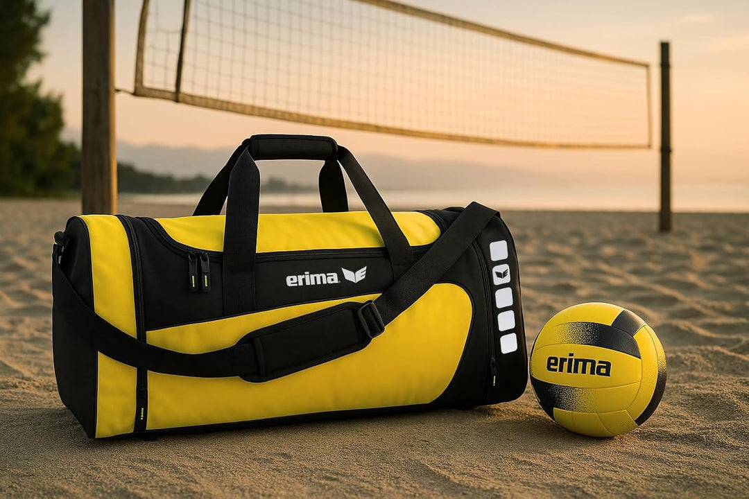 Erima Sporttasche Club 5 Sporttasche Gelb/Schwarz M, Gelb/Schwarz M